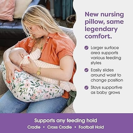 Baby Feeding Pillow, anti Overflow Feeding Pillow for Reducing Spit-Up, Safety Nursing Pillow, Baby Lounger Reflux Wedge Breastfeeding, Removable Top and Bottom