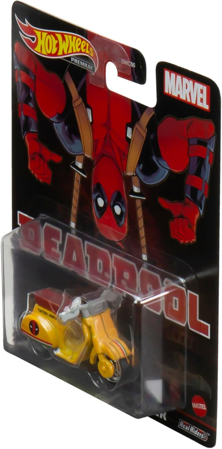 Retro Entertainment Collection,Deadpool Scooter, TV, & Video Games, Iconic Replicas for Play or Display, Gift for Collectors