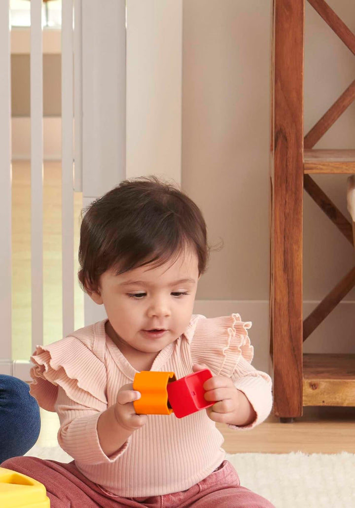 Stacking Toy Baby'S First Blocks Set of 10 Shapes for Sorting Play for Infants Ages 6+ Months