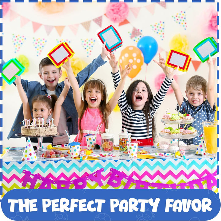 Magnetic Drawing Board for Kids - (Pack of 12) Erasable Doodle Sketch Tablet and Travel Drawing Pad for Kids Boys and Girls, Birthday Party Favors and Party Stocking Stuffers for Kids