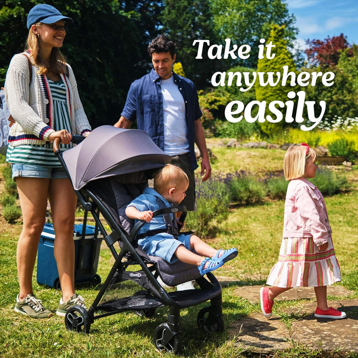 Ready2Jet Compact Stroller – Overhead Friendly Compact Travel Stroller with Automatic Fold, Kingston