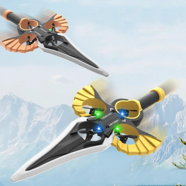 Remote Flying Sword - 3-Speed Control, 2025 New Stunt Flying Sword, 360 Stunt Rollingt Easy to Flying RC Glider, Gift for Teens & Adults (Finger Control-Copper)