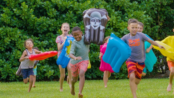 3 Pack Inflatable Body Boards for Water Slides, Boogie Boards for Pool, Lake & Slip Slides, Lightweight Floating Water Toys for Kids & Adults