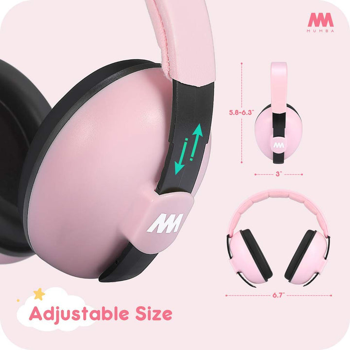 Baby Ear Protection Noise Cancelling Headphones for Babies and Toddlers Baby Earmuffs - Ages 3-24+ Months