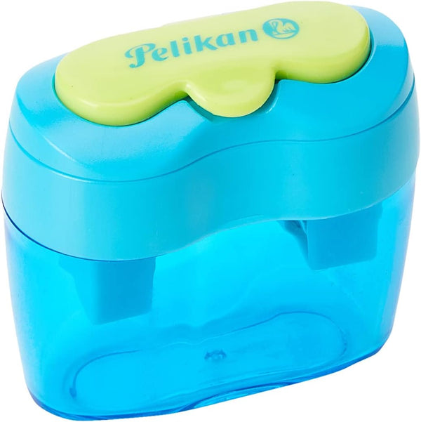 Double Pencil Sharpener Flower Blue