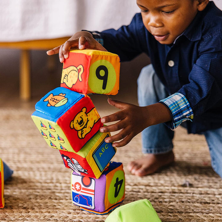 K'S Kids Match and Build Soft Blocks Set