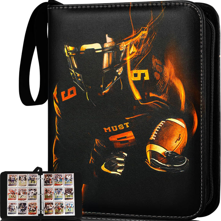 Baseball Card Binder,2024-2025 Sports Trading Card with Sleeves Holder Album,990 Pockets Baseball Card Holder Sheets Display Storage Protectors for Collectors Boys and Girls Gift