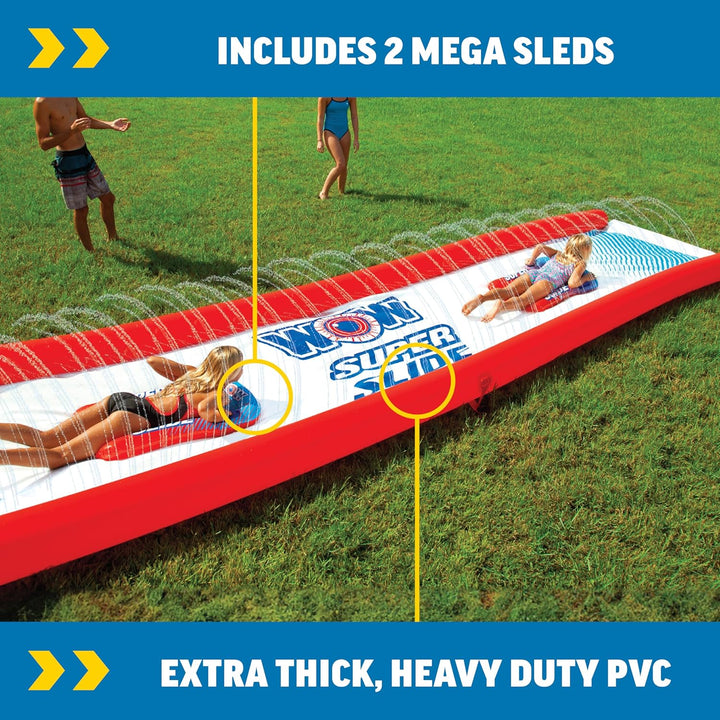 Super Slide Giant Backyard Slip and Slide with Sprinkler, Extra Long Water Slide 25 X 6 Ft