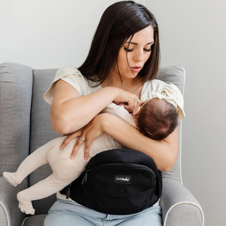 the Original Premium Quality Hip Seat Carrier – Safety-Certified Baby & Toddler Carrier with Secure Safety Buckles, No-Flimsy-Foam Design, Storage Pockets & Nursing Pillow. 0–3 Yrs