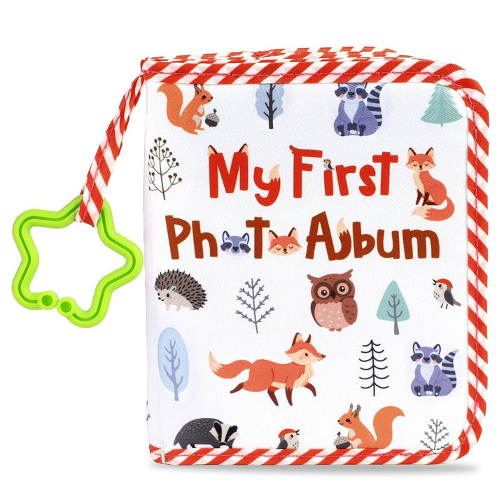 Baby'S My First Family Album Soft Photo Cloth Book Boho Rainbow My First Book of Photos Baby Memory Album Gift Holds 4X6 Pictures for Babies Newborn Toddler & Kids Baby Shower