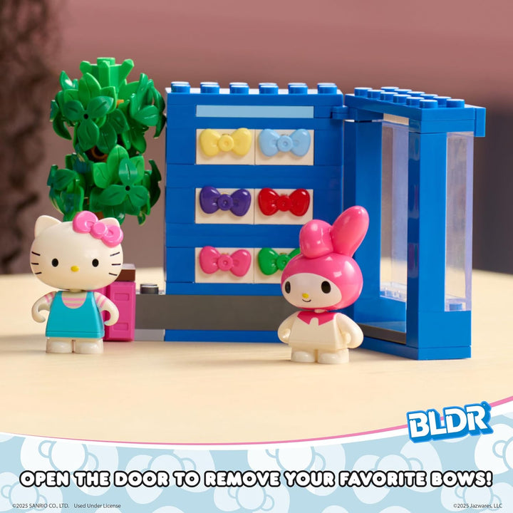 Hello Kitty and Friends Bow Vending Machine Building Set 0112 with Hello Kitty and My Melody Minifigures - Gift for Kids and Sanrio Fans Ages 8+