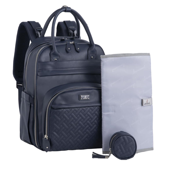 Diaper Bag Backpack - Baby Essentials Travel Tote - Multi Function Waterproof Diaper Bag, Travel Essentials Baby Bag with Changing Pad, Stroller Straps & Pacifier Case - Unisex, Dark Gray