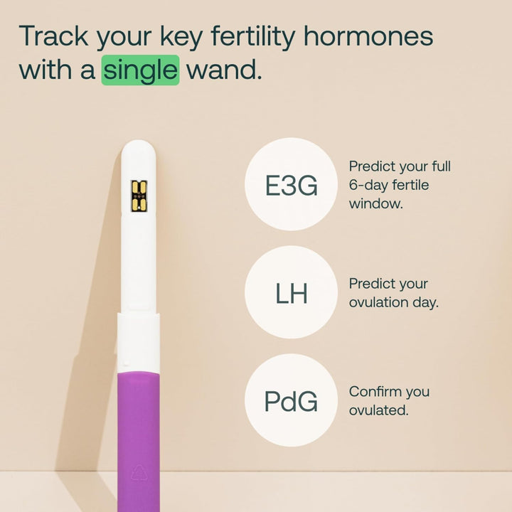 Fertility MAX Wands, Ovulation Test Strips for Women, Monitor and Detect Ovulation at Home, Track Pdg, LH and E3G, Use with the Digital  Fertility Monitor Kit + App, 20 Tests