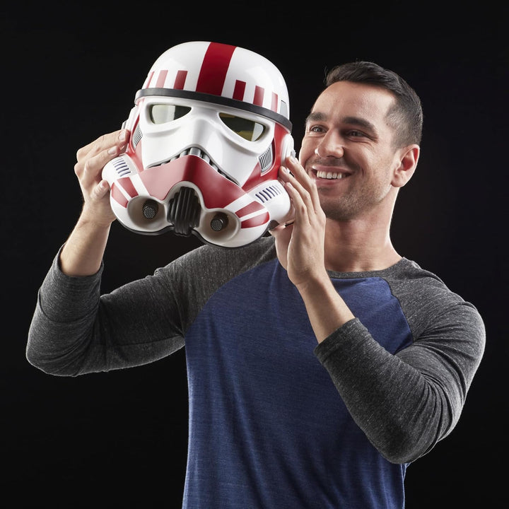 the Black Series Shock Trooper Electronic Helmet