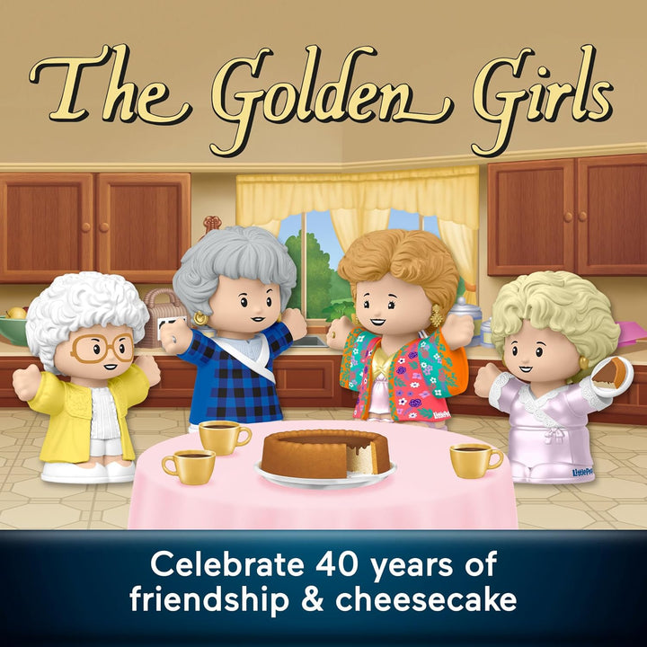 ​ the Golden Girls Late Night Cheesecake 40Th Anniversary Figure Set in a Display Gift Box for Adults & Fans
