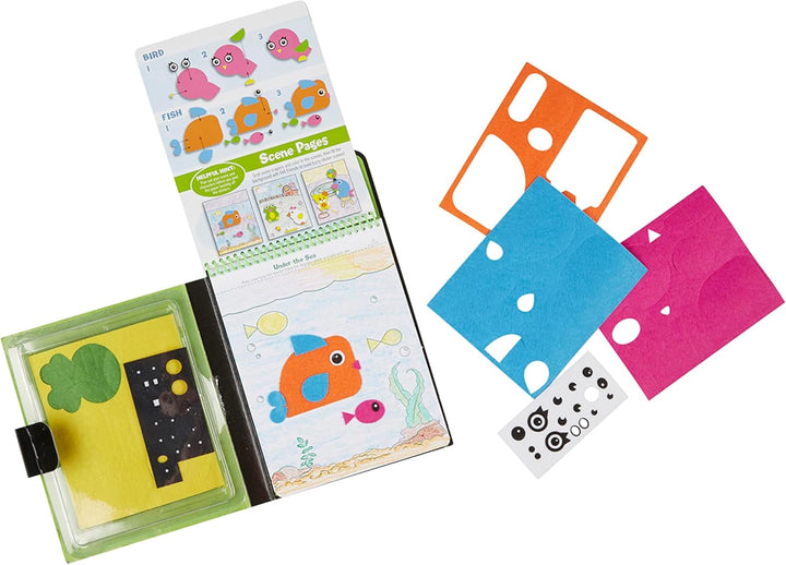 on the Go Felt Friends Craft Activity Set with 188 Felt Stickers - FSC Certified