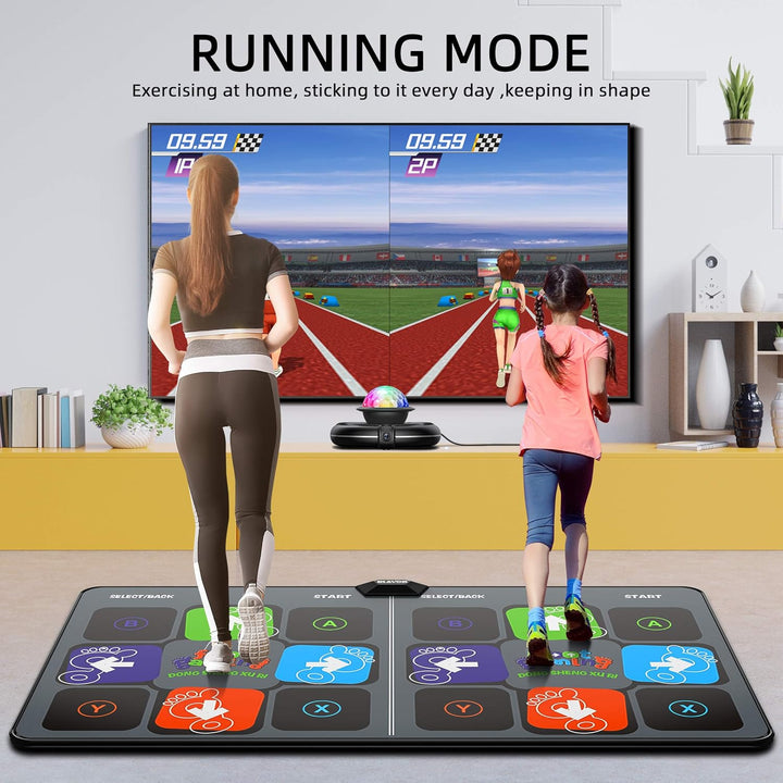 Dance Mat Games for TV - Wireless Musical Electronic Dance Mats with HD Camera, Double User Exercise Fitness Dance Pad Dancing Mat for Kids & Adults, Birthday for Boys & Girls