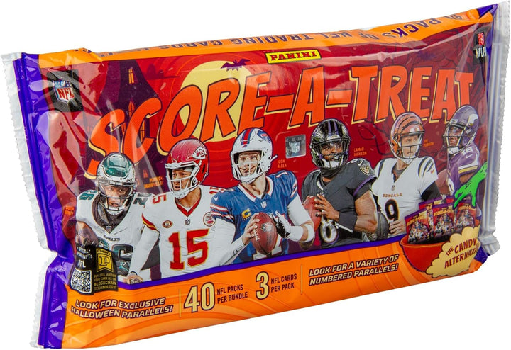 2025  Score-A-Treat Halloween Football Trading Cards Treat Bundle