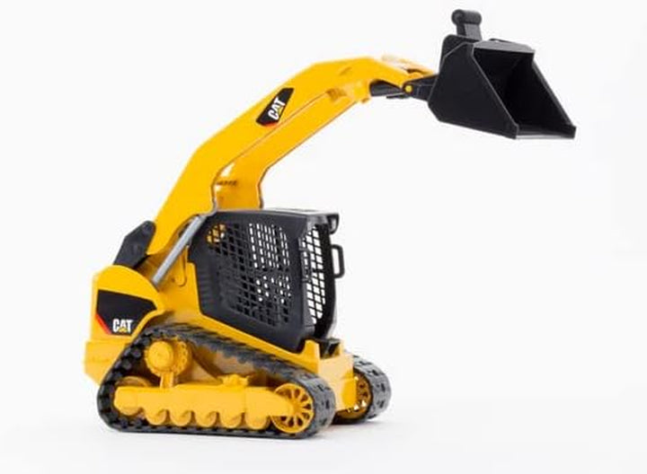 Toys - Construction Realistic CAT Compact Track Loader with Adjustable and Lockable Loading Arm and Moveable Rubber Chains - Ages 3+