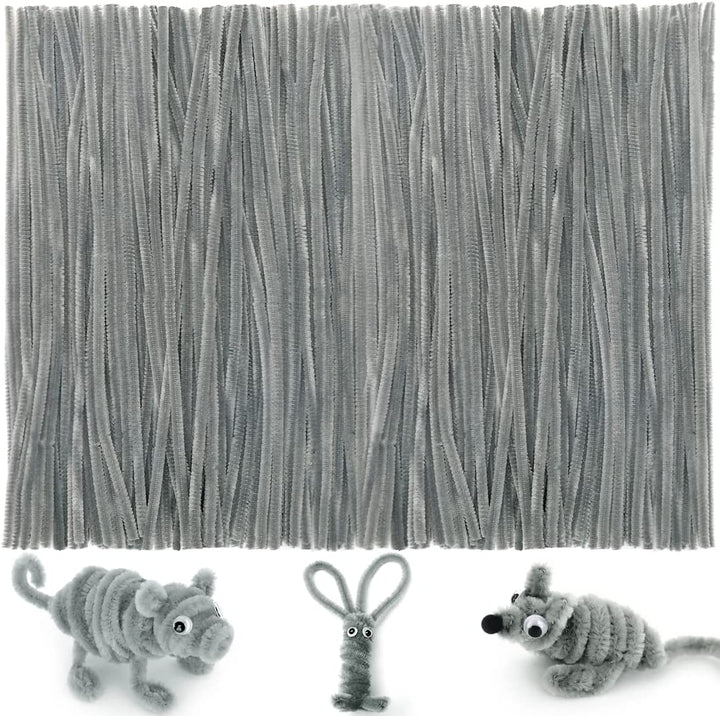 200Pcs 20Colors, Pipe Cleaners, Chenille Stems, Pipe Cleaners for Crafts, Pipe Cleaner Crafts, Art and Craft Supplies