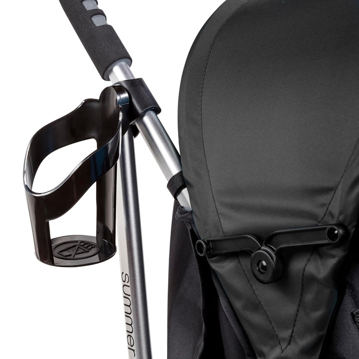 3Dlite Convenience Stroller, Black - Lightweight Stroller, Large Seat Area, Mesh Siding, 4 Position Recline, Extra Large Storage Basket, Infant Stroller for Travel