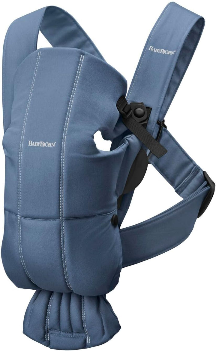 Baby Carrier Mini, 3D Jersey, Light Beige | Newborn Carrier (7-25 Lbs), Ergonomic, Easy-To-Use