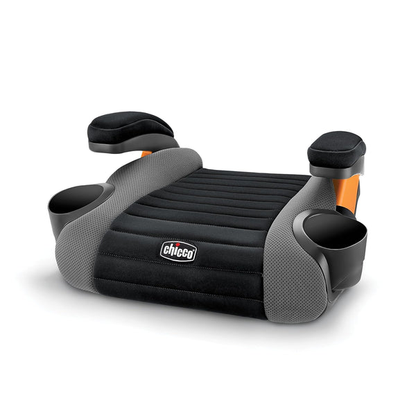 Gofit® Backless Booster Car Seat without Latch Attachment, Travel Booster Seat for Car, Portable Car Booster Seat for Children 40-110 Lbs., Shark/Black and Grey