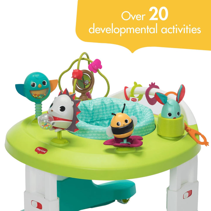 4-In-1 Here I Grow Mobile Activity Center, Baby Walkers and Activity Center, Baby Activity Center with Interactive Toys and Developmental Activities, Meadow Days