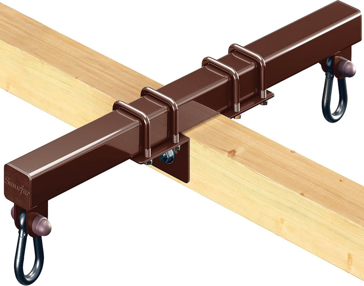 Swing Set Conversion Bracket - No Tree, No Problem, Convert Your Swingset into a Swurfset, Heavy Duty Adjustable Horse Glider Attachment Bracket for Kids Ages 12 and Up, up to 150Lbs (Green)