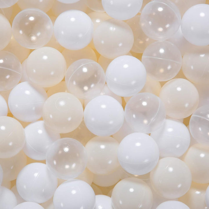 Ball Pit Balls for Toddlers,100Pcs 2.15Inch Crawl Balls BPA Free Crush Proof Playballs Soft Plastic Bals for Toddler, Pool Tent Party Favors Summer Water Bath Toy