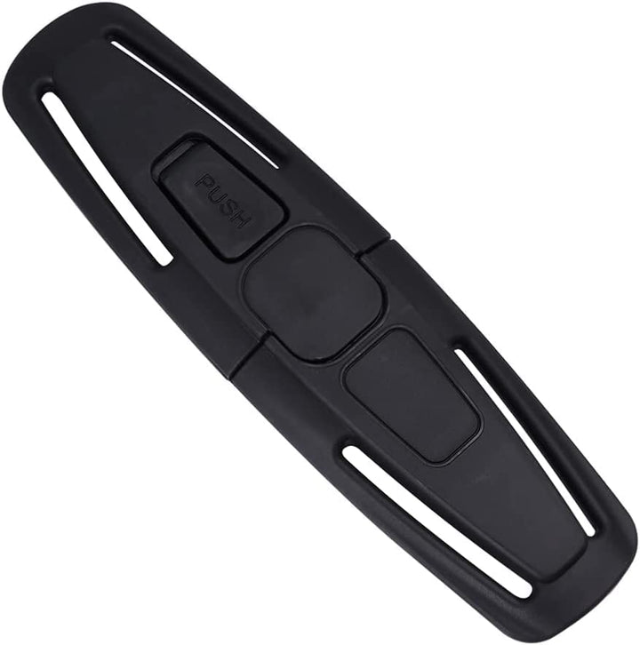 Black Universal Child Seat Chest Harness Clip and Baby Seat Safety Belt Clip Buckle Universal Replacement for Kids Trend Adjustable Guard