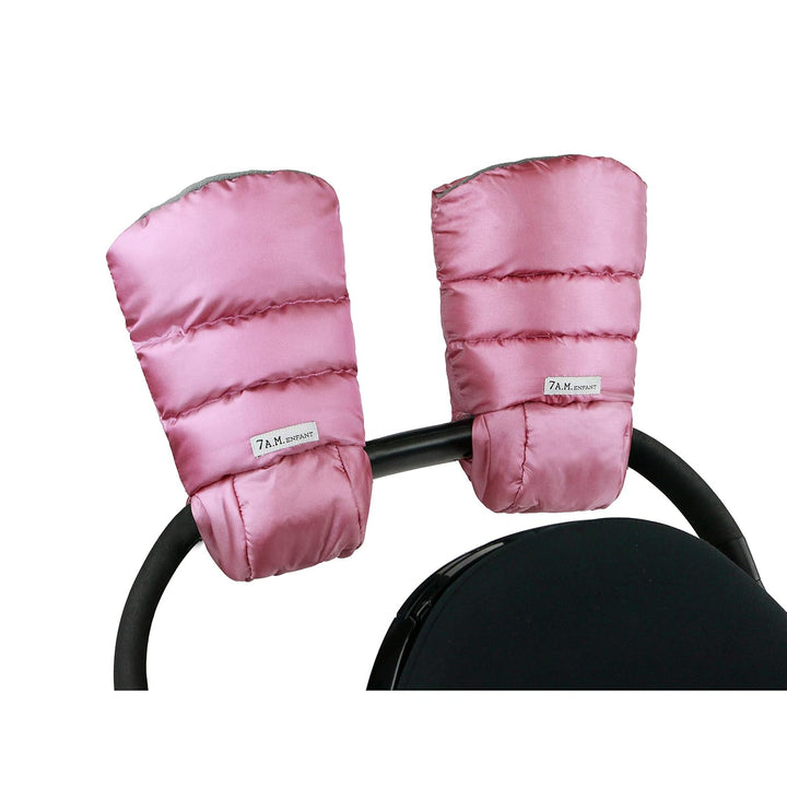 7AM Enfant Stroller Warmmuffs - Polar Hand Warmers with Anti- Freeze, Cold Weather, Water Repellent & Warm Hand Gloves for Pushchair, Pram, Stroller & Car Seat Bar