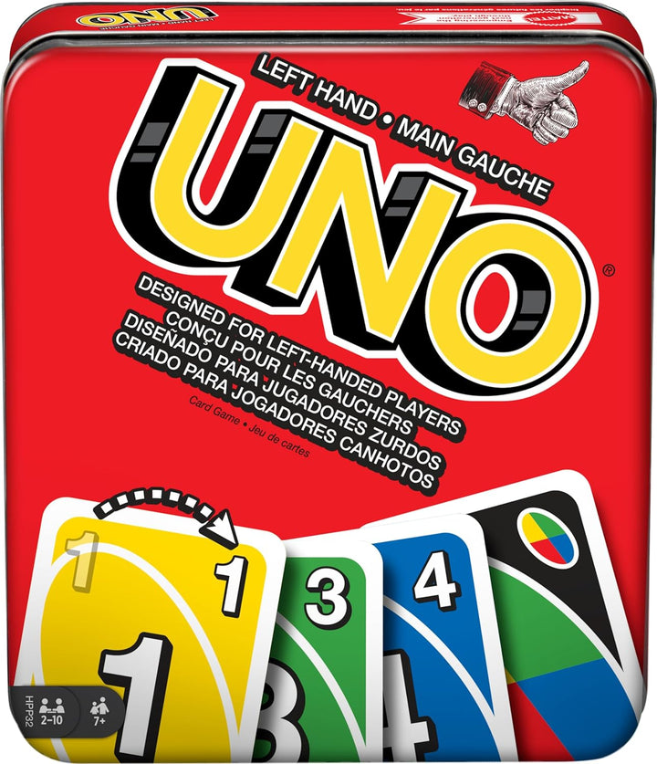 UNO Card Game in a Collectible Storage Tin for Kids, Adults, Families, Parties & Travel, 2 to 10 Players (Amazon Exclusive) (Amazon Exclusive)