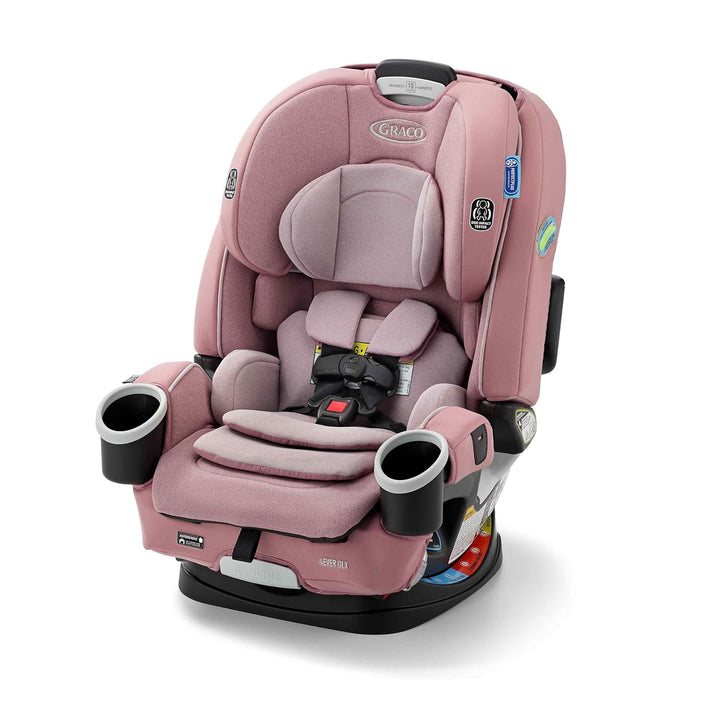 4Ever DLX 4-In-1 Car Seat, Charlie | Infant to Toddler Car Seat, with 10 Years of Use | Rear-Facing, Forward-Facing and Booster Modes | Safe, Comfortable and Convenient