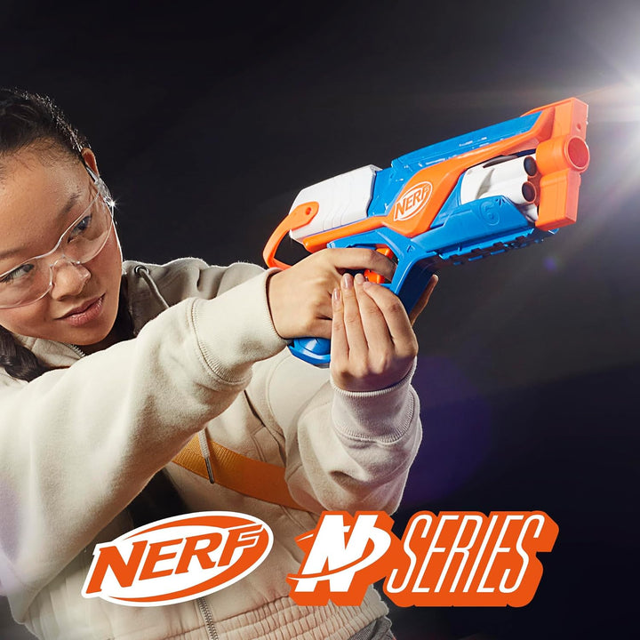 N Series Agility Blaster, 12 N1 Darts Compatible Only N Series Blasters, 6 Dart Drum, Kids Outdoor Games