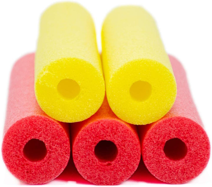 Pool Noodles,  5 Pack of 52 Inch Hollow Foam Swim Noodles, Bright Foam Noodles for Swimming, Floating and Craft Projects