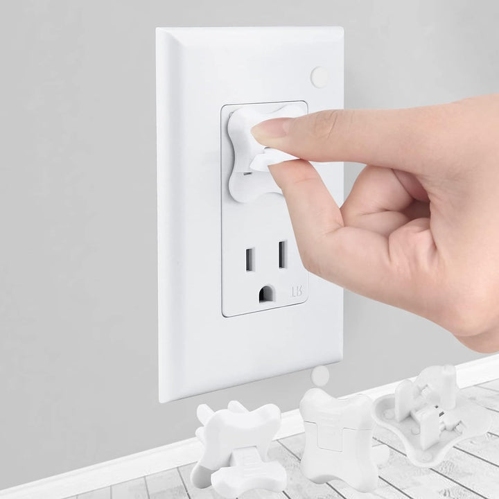 Outlet Covers  38-Pack White Child Proof Electrical Protector Safety Improved Baby Safety Plug Covers