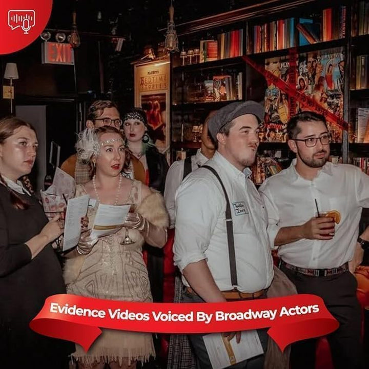 Roaring 20S Murder Mystery Game | a 1920S-Themed | Flexible Number of Players 4-20+ | Physical Game Kit | Updated 2025