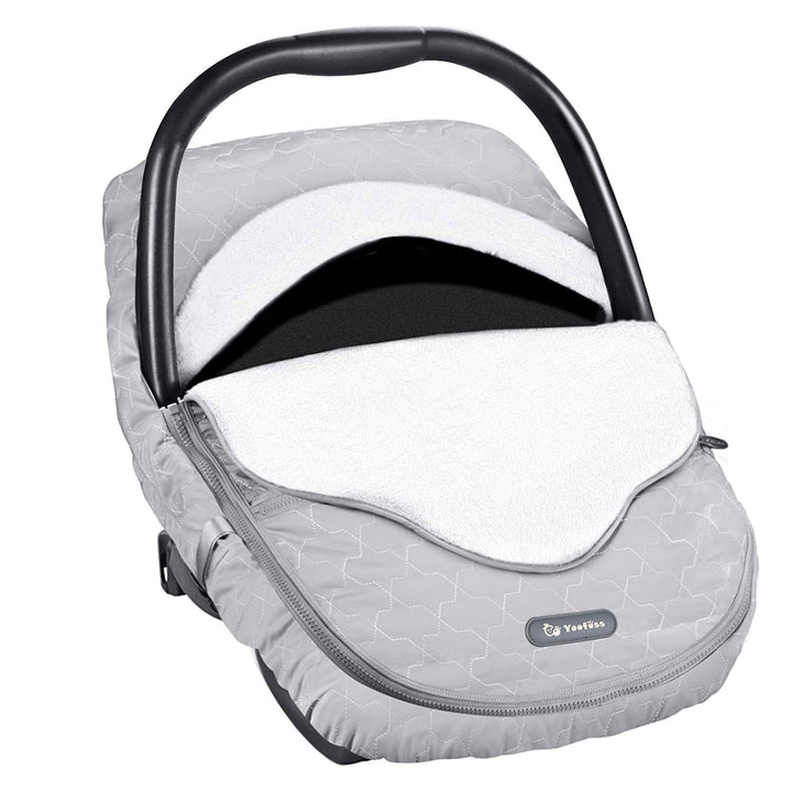 Baby Stroller Bunting Bags Winter Carseat Canopies Cover to Protect Baby from Cold Wind, Super Warm Plush Fleece Baby Carrier Cover for Infant Boys Girls