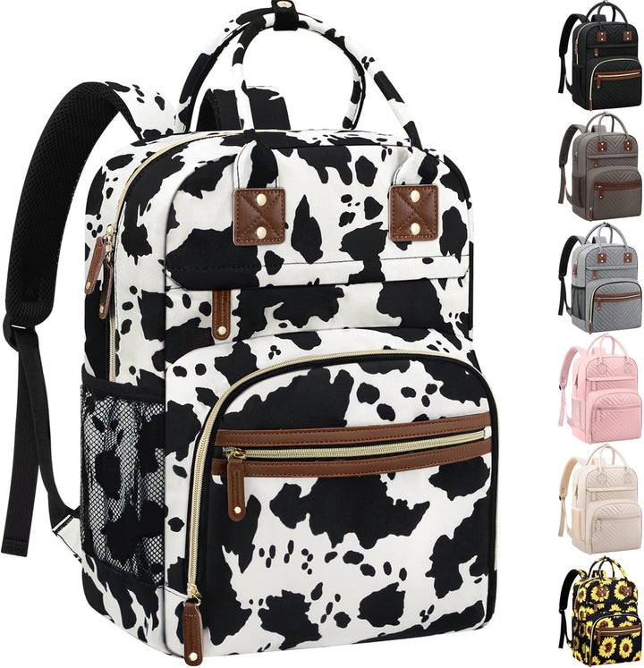 Diaper Bag Backpack for Women Large Capacity with Insulated Pockets Multifunctional Diaper Bags for Baby Girl Boy Waterproof Baby Bags for Mama Maternity Travel Bag Black
