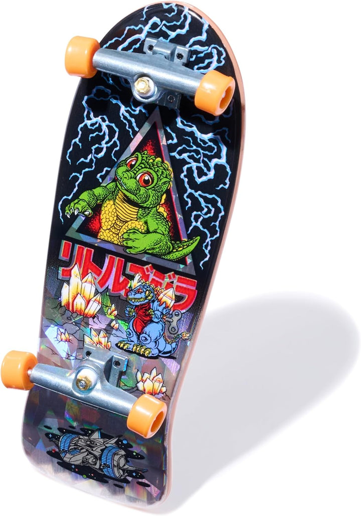, Godzilla Sk8Shop Fingerboard Bonus Pack, Collectible and Customizable Mini Skateboards, Kids Toys for Ages 6 and Up