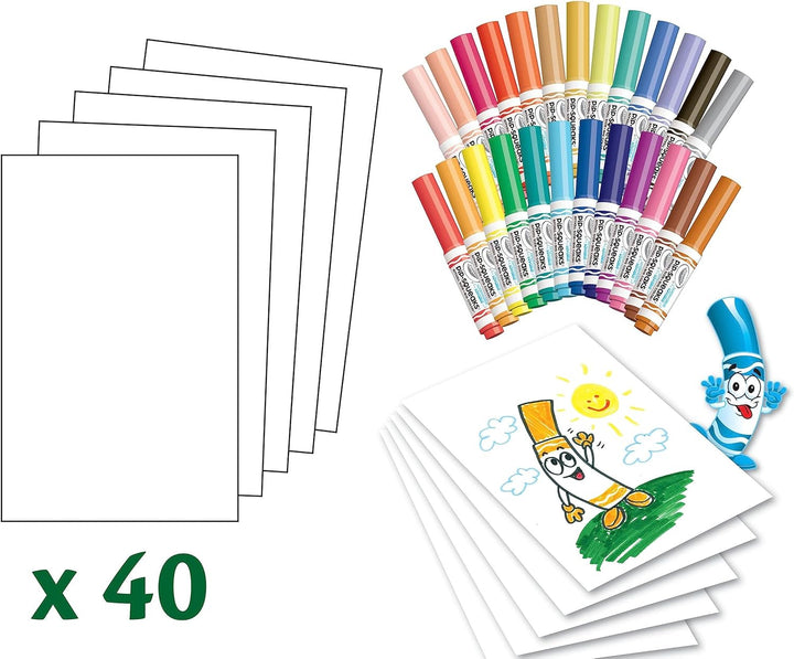 Pip-Squeaks Washable Marker Set (65Ct), Coloring Set, Art Supplies for Kids, Drawing Kit, Kids Travel Activity, Craft Essentials, 4+