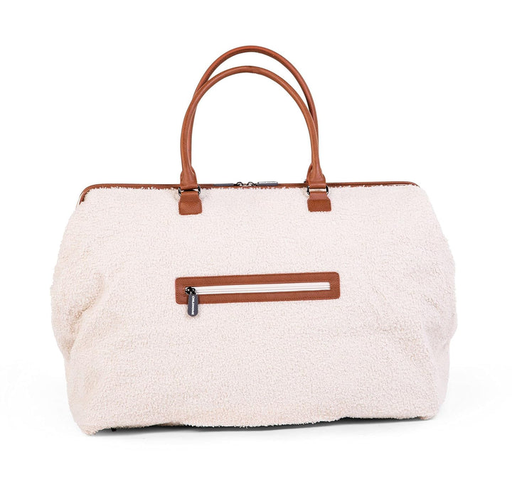 the Original Mommy Bag, Large Baby Diaper Tote Bag, Mommy Hospital Bag, Mommy Travel Bag, (Teddy White)