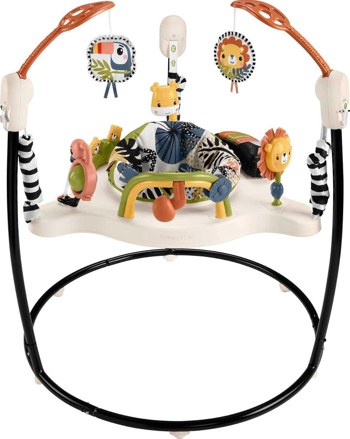 Baby Bouncer Colorful Corners Jumperoo Activity Center with Music Lights Sounds & Developmental Toys