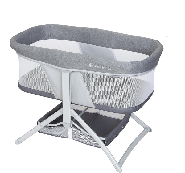 Quick-Fold 2-In-1 Rocking Bassinet, Shadow Stone Gray