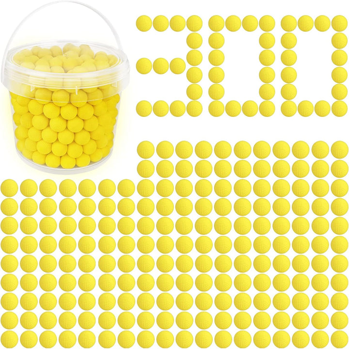 100 Rounds Refill Balls Ammo Compatible with Nerf Rival Gun,  Foam Bullet Ball Replacement Refill Pack Fit for Rival(Hir, High-Impact Rounds)