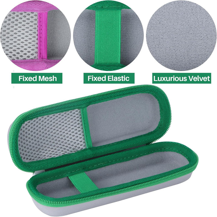 Storage Case Compatible with Leapfrog Leapreader System Learn-To-Read (Gray+Green Case)