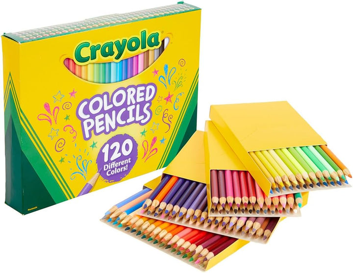 Colored Pencils (36Ct), Kids Pencil Set, Back to School Essentials, Must Have Classroom Supplies for Kids, Pre-Sharpened Coloring Book Pencils, 3+