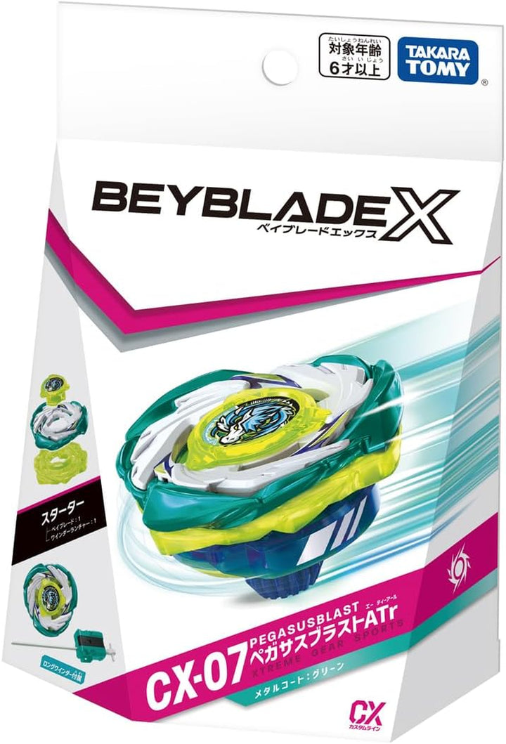 Takara Tomy Beyblade X CX-07 Starter Pegasus Blast ATR