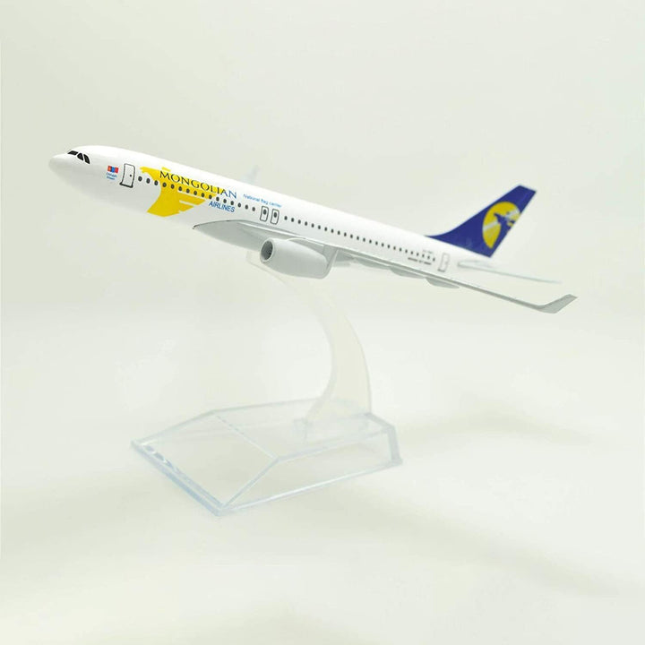 Alloy 1/400 Scale 16Cm B767 Mongolian Airlines Airplane Model Plane Model Home Office Decoration Gifts